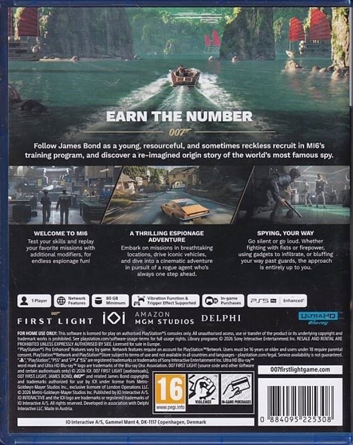 007 First Light - PS5 (A Grade) (Genbrug)